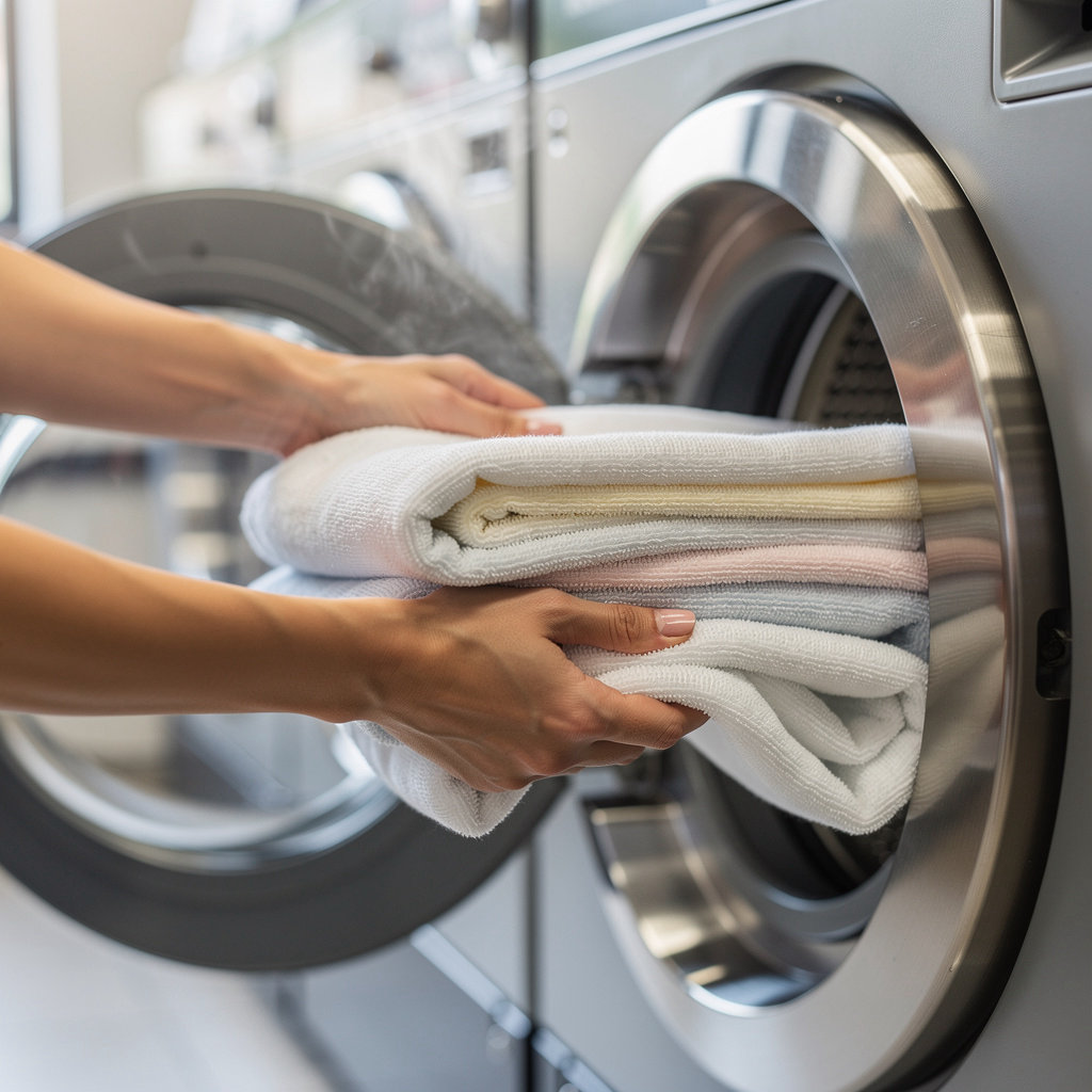 U City Coin Wash modern laundromat interior with new washers and dryers, showcasing our clean and upgraded facility